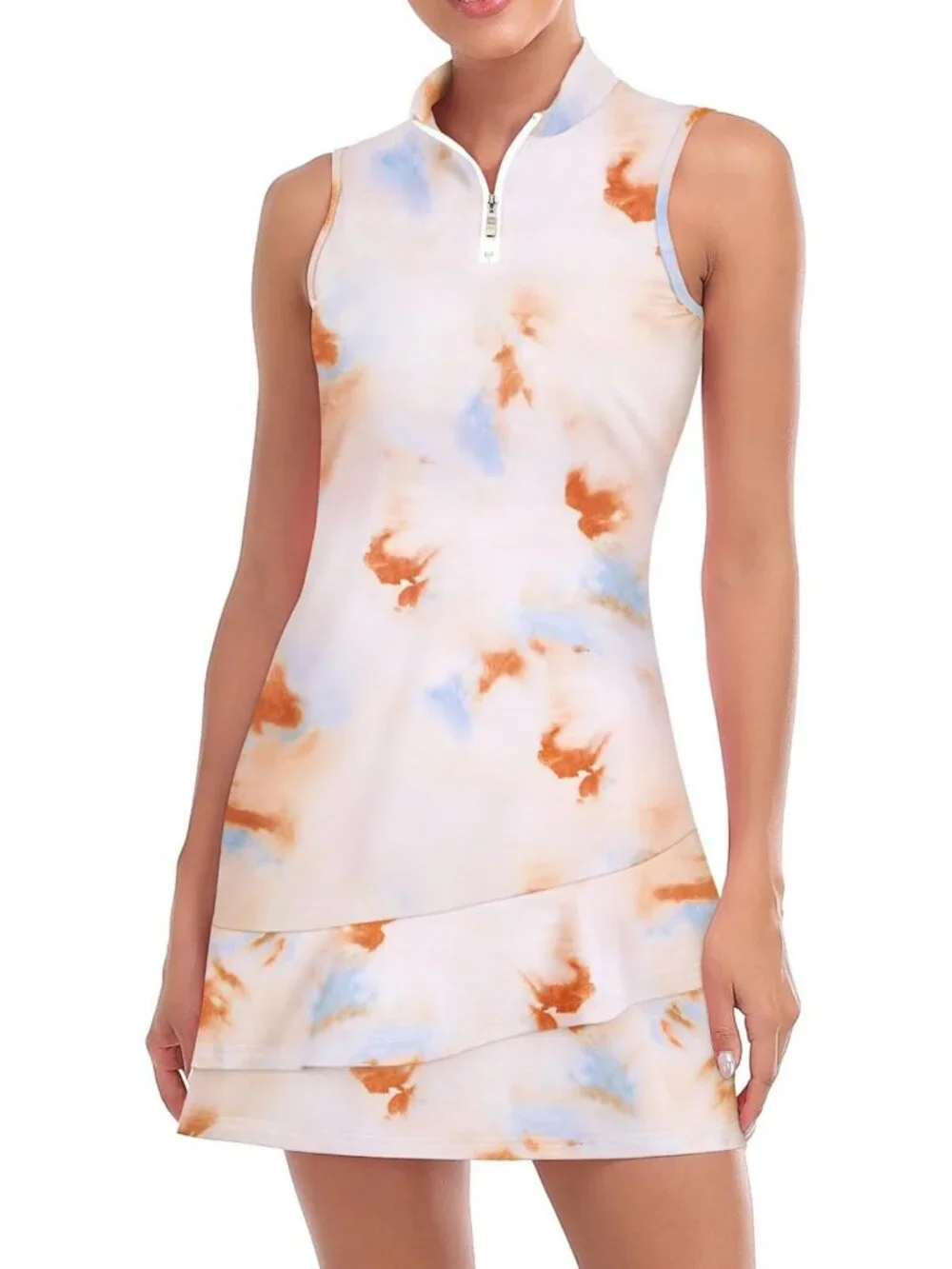 Athletic Women's Golf & Tennis Dress with Built-in Shorts - Stylish